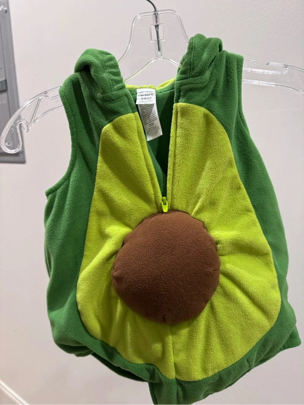 Carter's Green Avocado baby costume